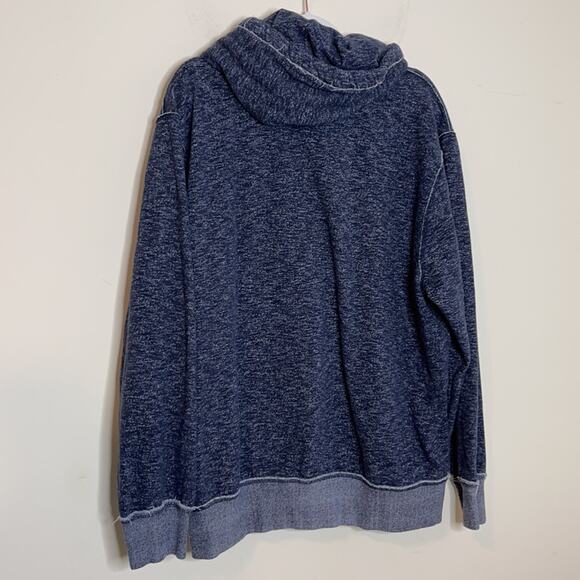 Roebuck & Co Heathered Navy Hoodie Size XXL - Picture 5 of 6